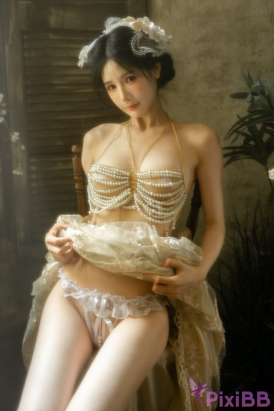 Cosplayer orange meow sauce Member Highlights Orange French style repair PixiBB.COM 008