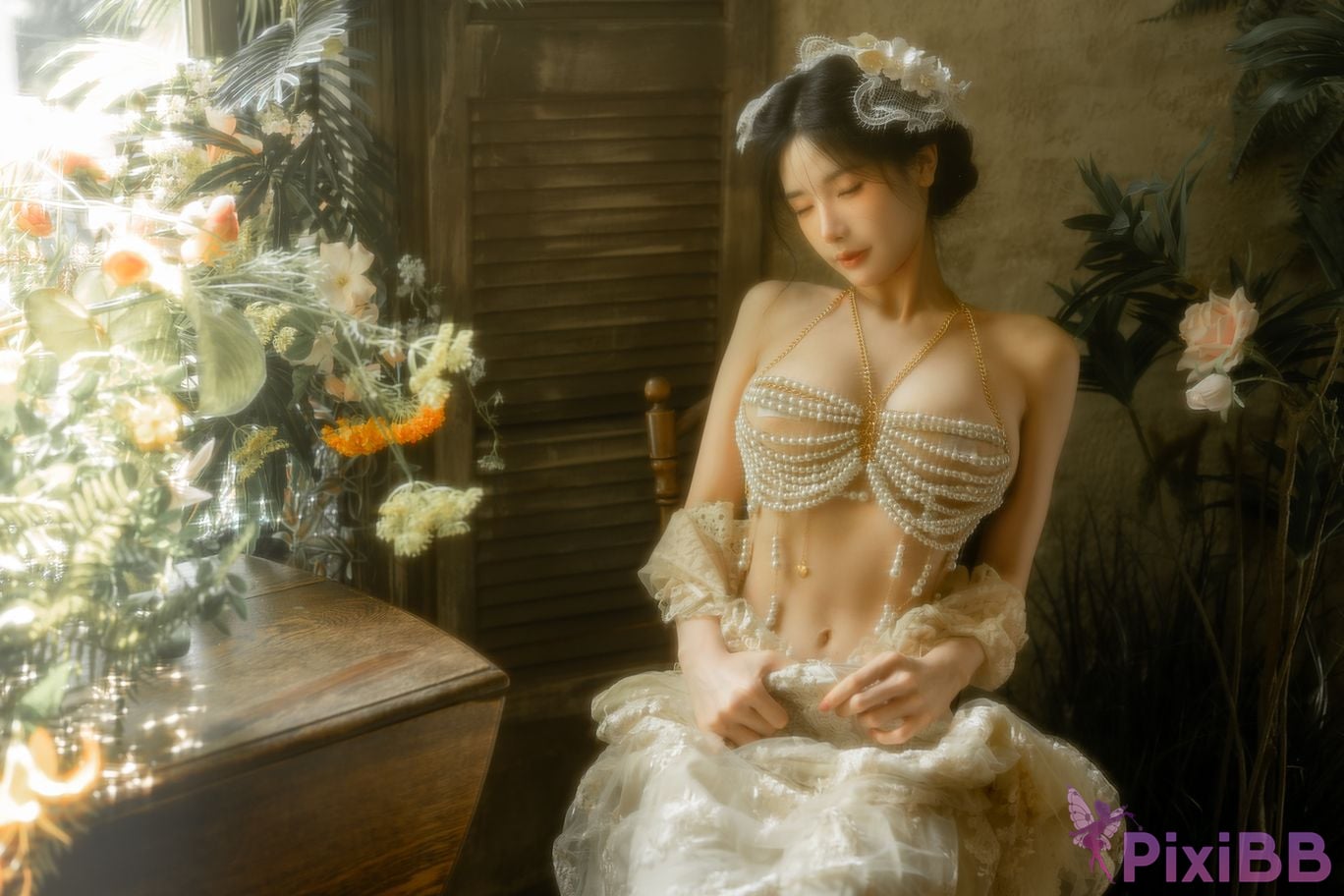 Cosplayer orange meow sauce Member Highlights Orange French style repair PixiBB.COM 011