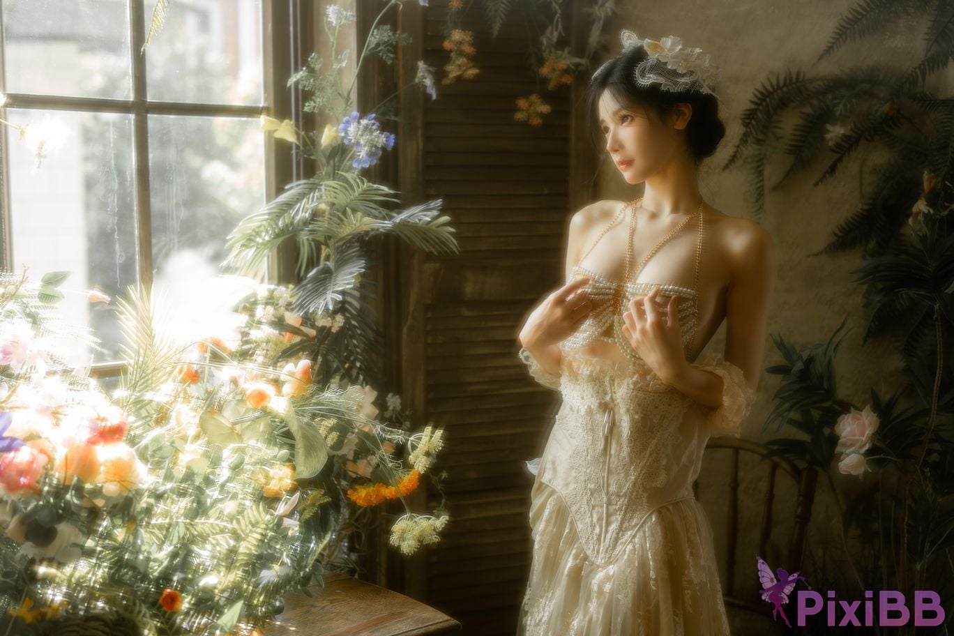 Cosplayer orange meow sauce Member Highlights Orange French style repair PixiBB.COM 017