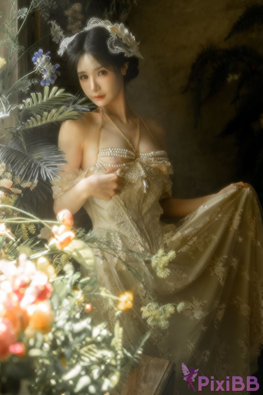 Cosplayer orange meow sauce Member Highlights Orange French style repair PixiBB.COM 027