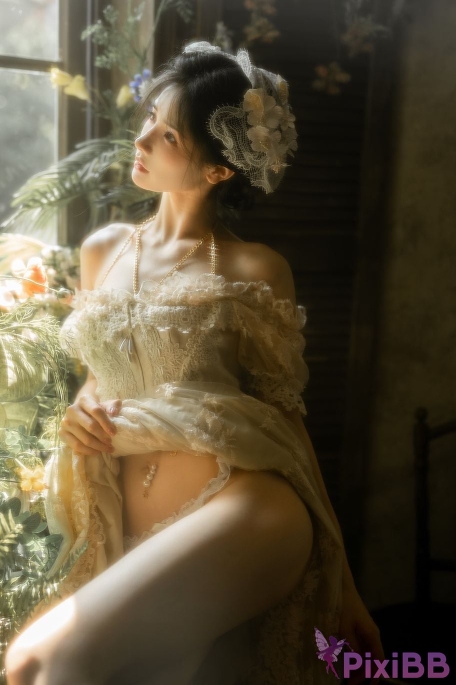 Cosplayer orange meow sauce Member Highlights Orange French style repair PixiBB.COM 029