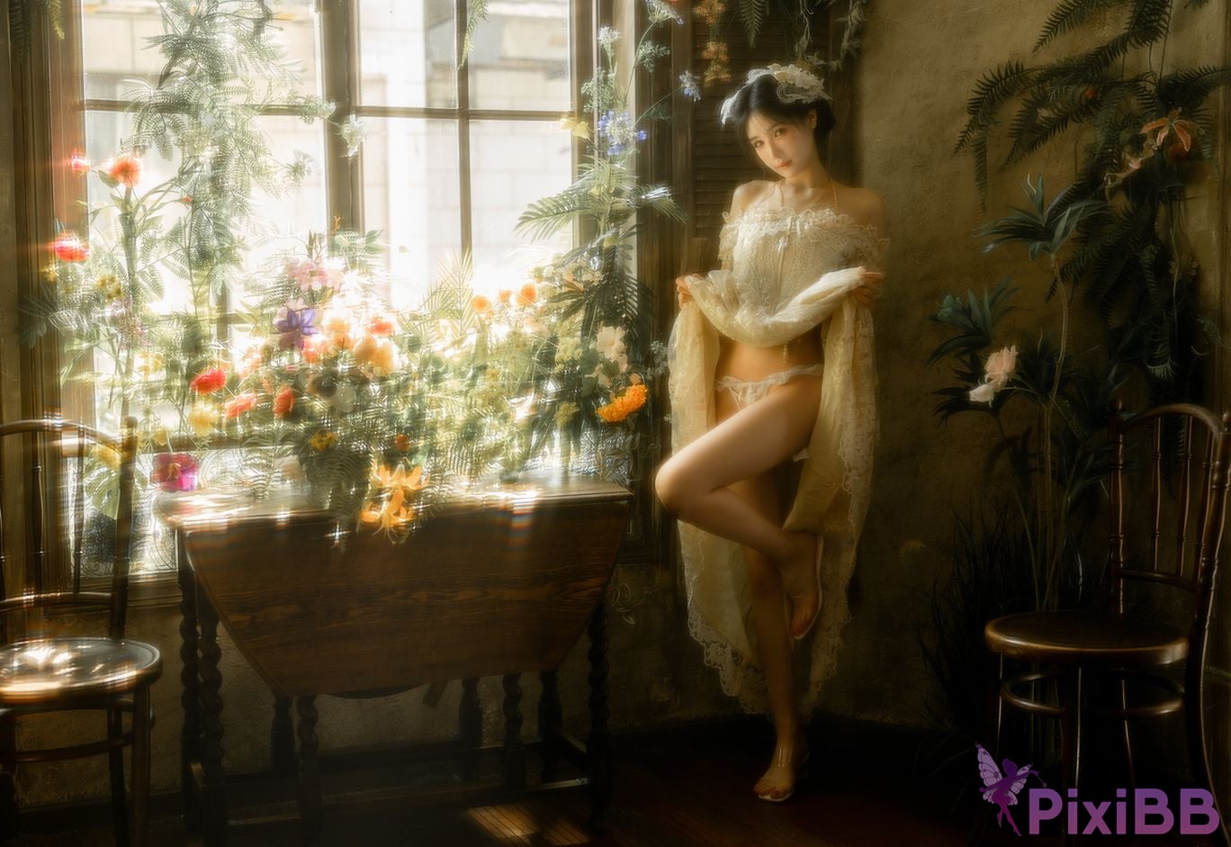 Cosplayer orange meow sauce Member Highlights Orange French style repair PixiBB.COM 031