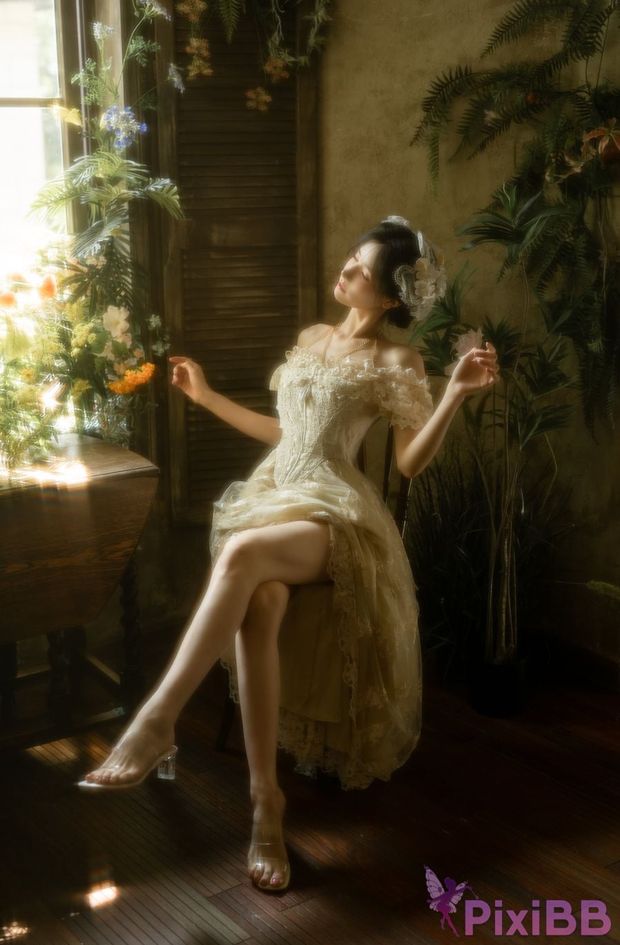 Cosplayer orange meow sauce Member Highlights Orange French style repair PixiBB.COM 037