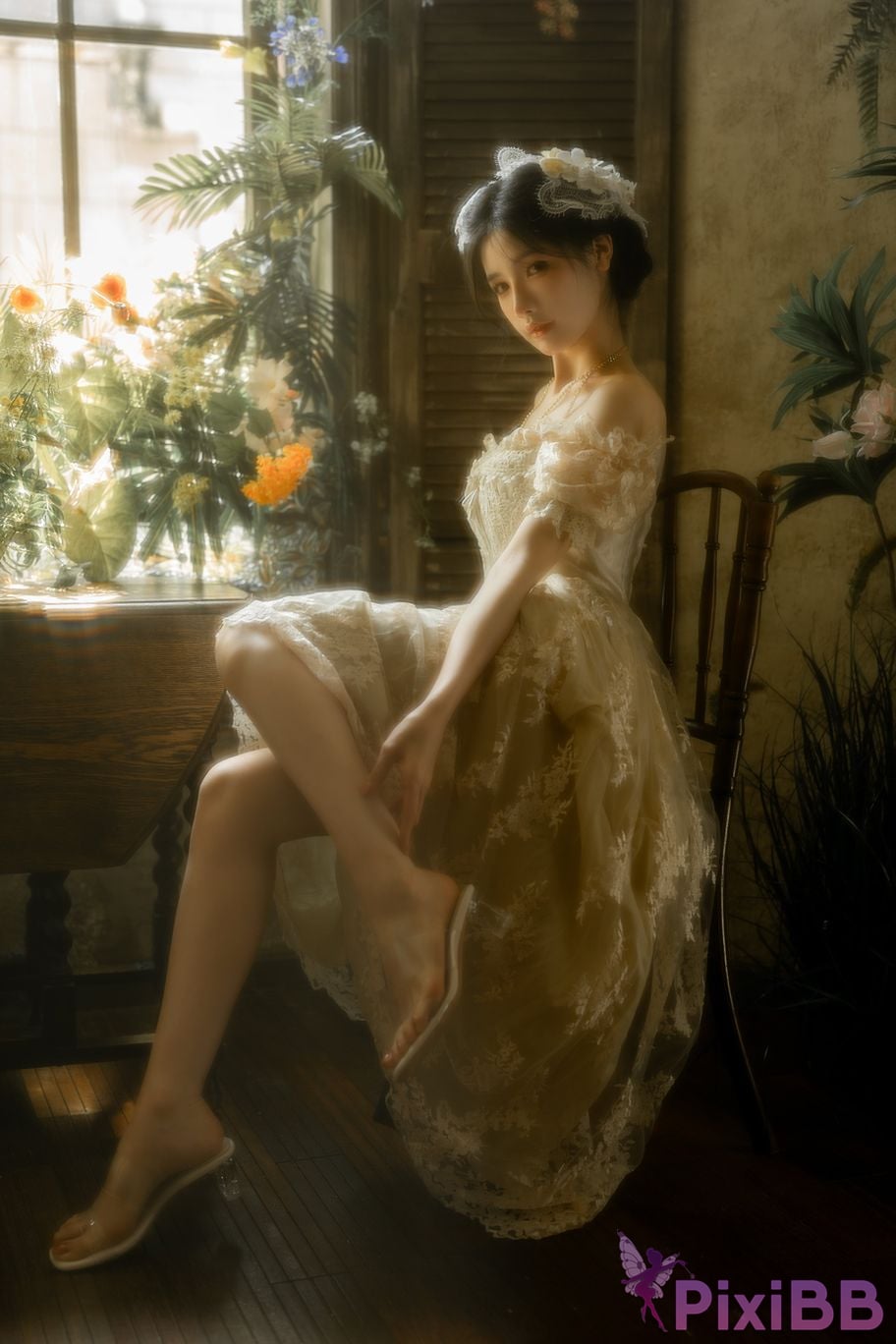 Cosplayer orange meow sauce Member Highlights Orange French style repair PixiBB.COM 041