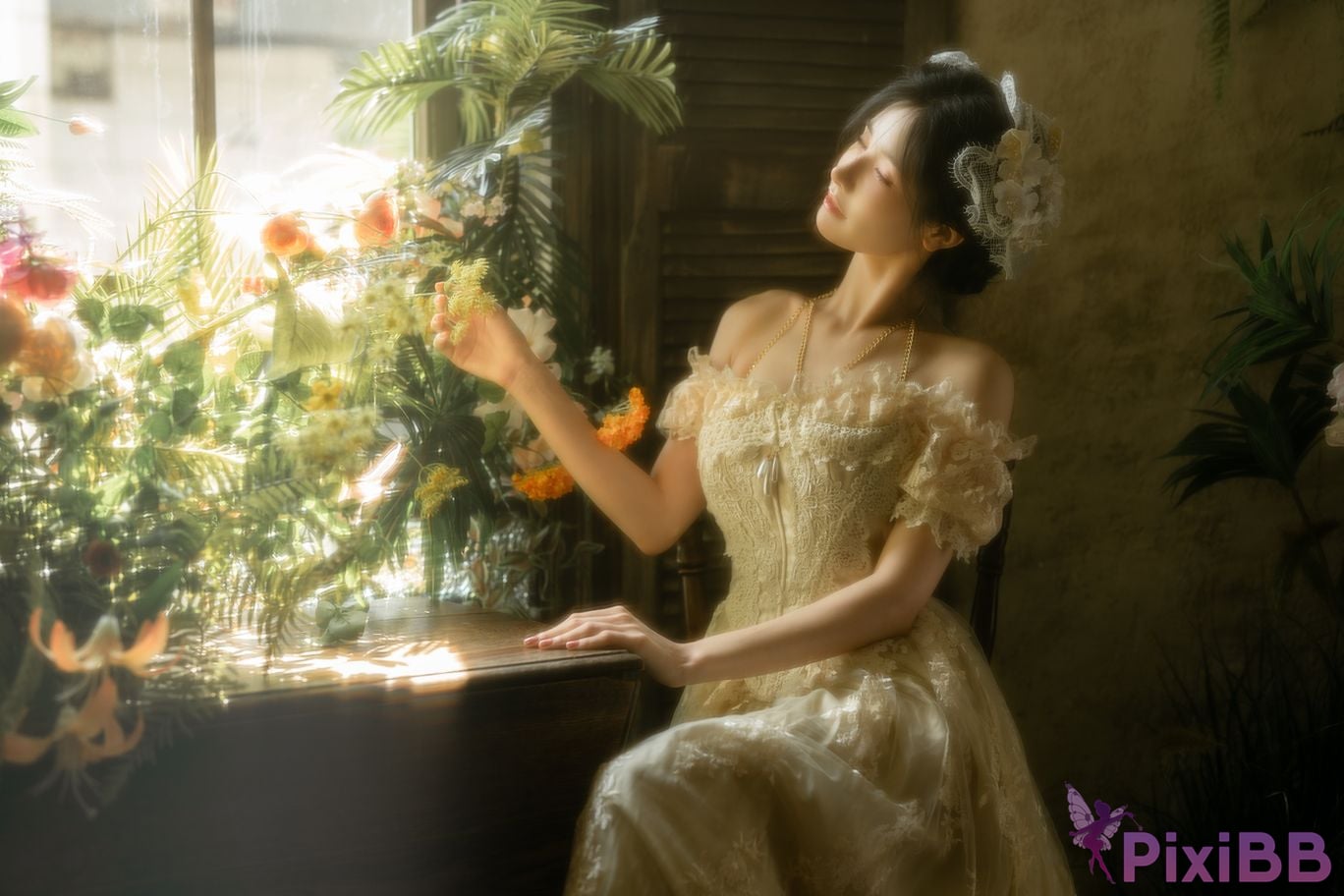 Cosplayer orange meow sauce Member Highlights Orange French style repair PixiBB.COM 044