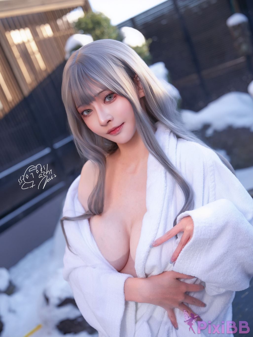 Cosplayer Machi Ma Ji Onsen Full Version Hot spring travel full version PixiBB.COM 005