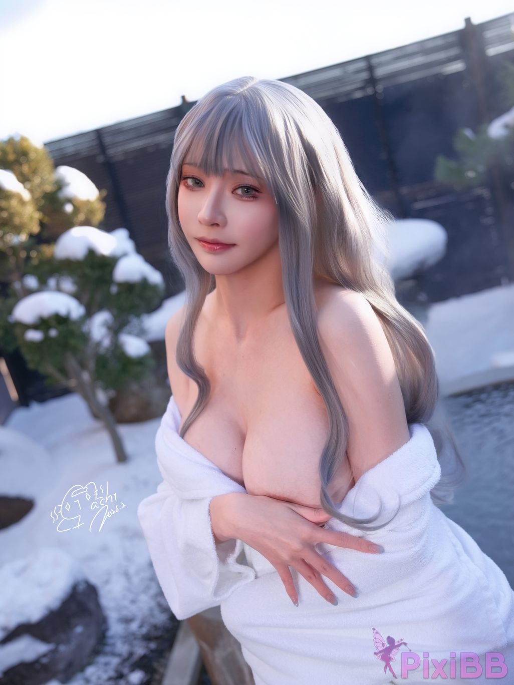 Cosplayer Machi Ma Ji Onsen Full Version Hot spring travel full version PixiBB.COM 018