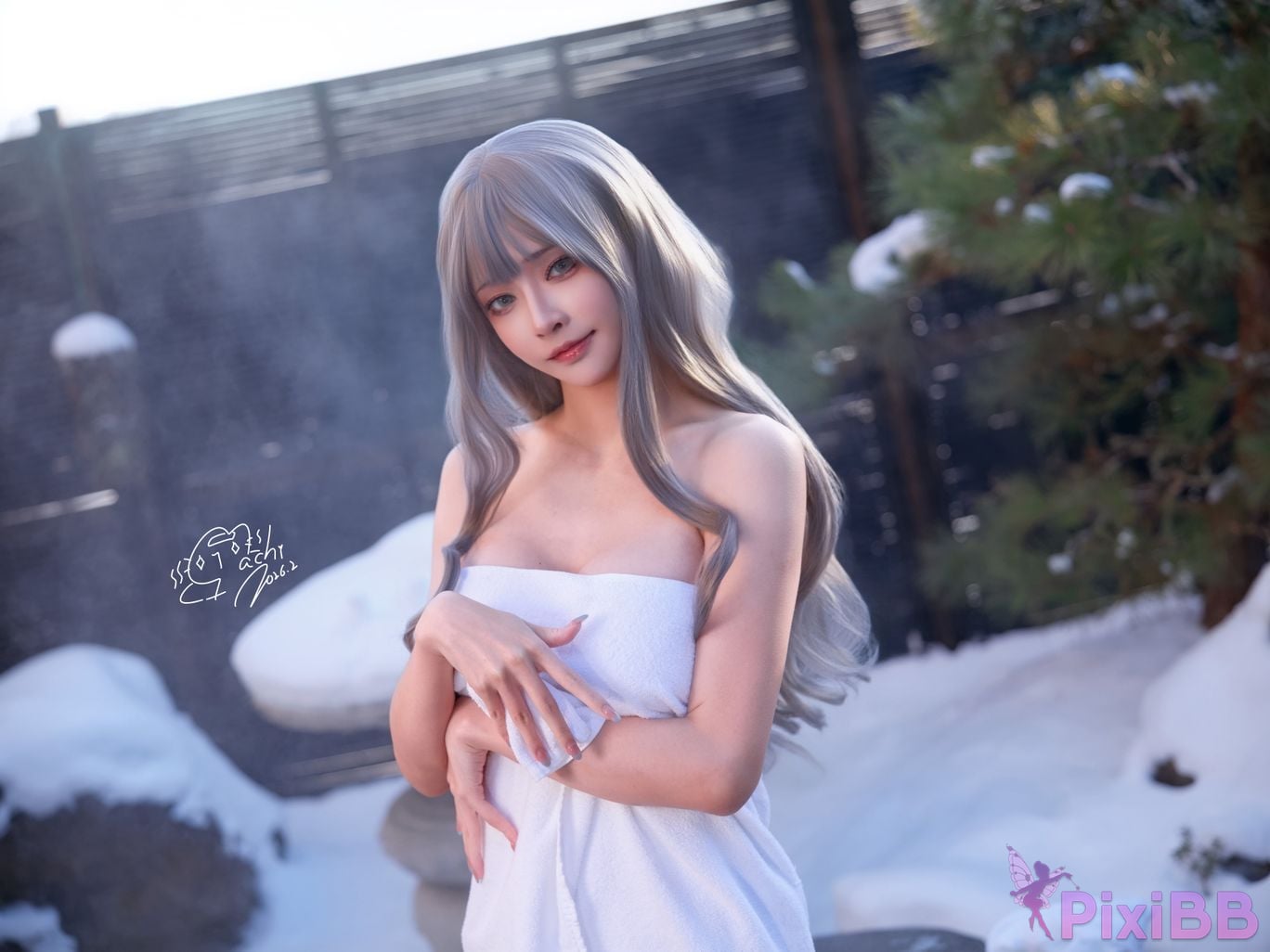 Cosplayer Machi Ma Ji Onsen Full Version Hot spring travel full version PixiBB.COM 022