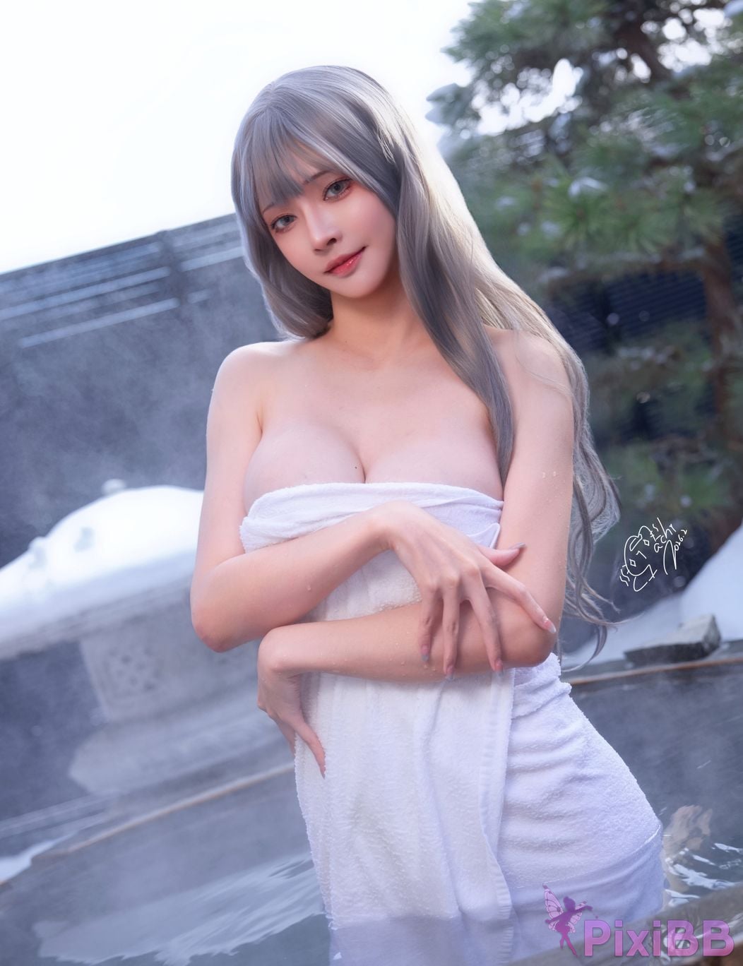 Cosplayer Machi Ma Ji Onsen Full Version Hot spring travel full version PixiBB.COM 036