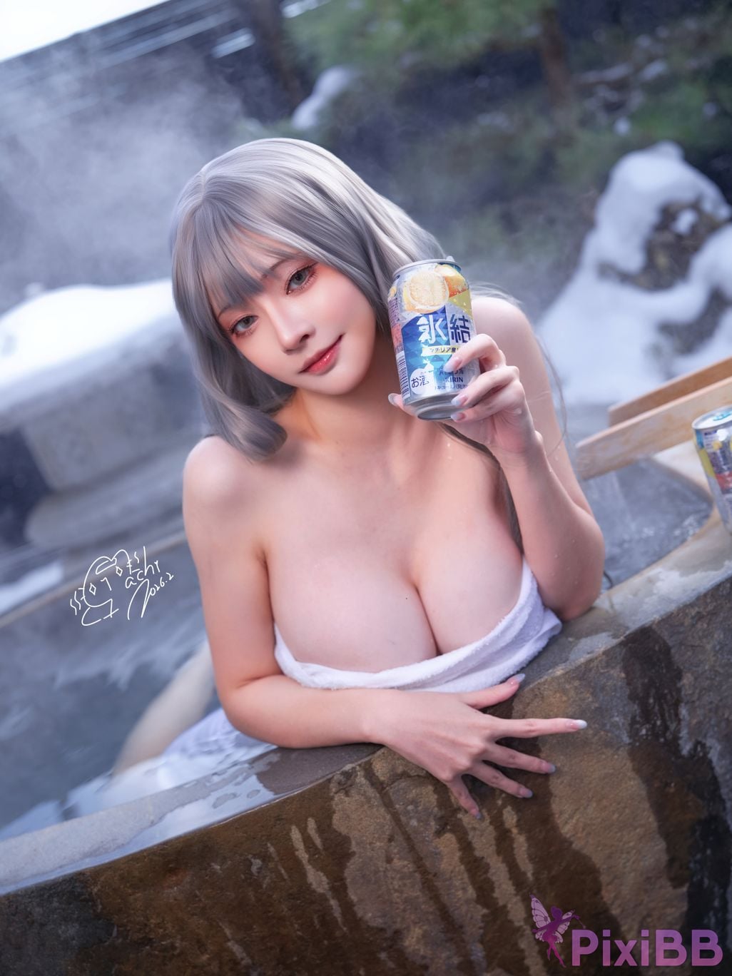Cosplayer Machi Ma Ji Onsen Full Version Hot spring travel full version PixiBB.COM 038
