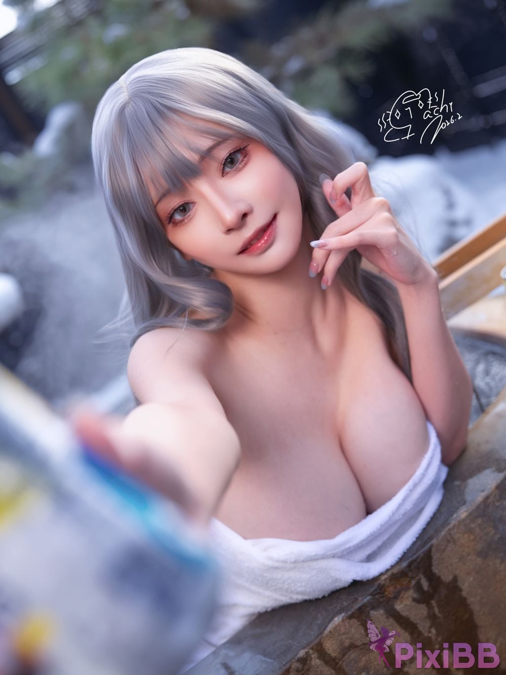 Cosplayer Machi Ma Ji Onsen Full Version Hot spring travel full version PixiBB.COM 040