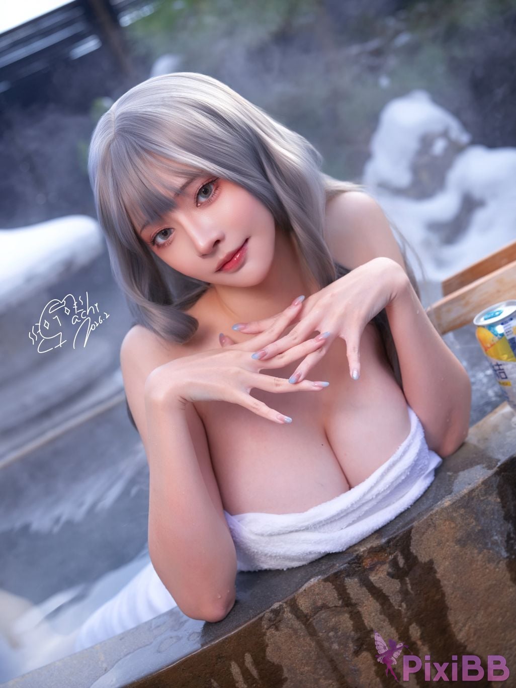 Cosplayer Machi Ma Ji Onsen Full Version Hot spring travel full version PixiBB.COM 041