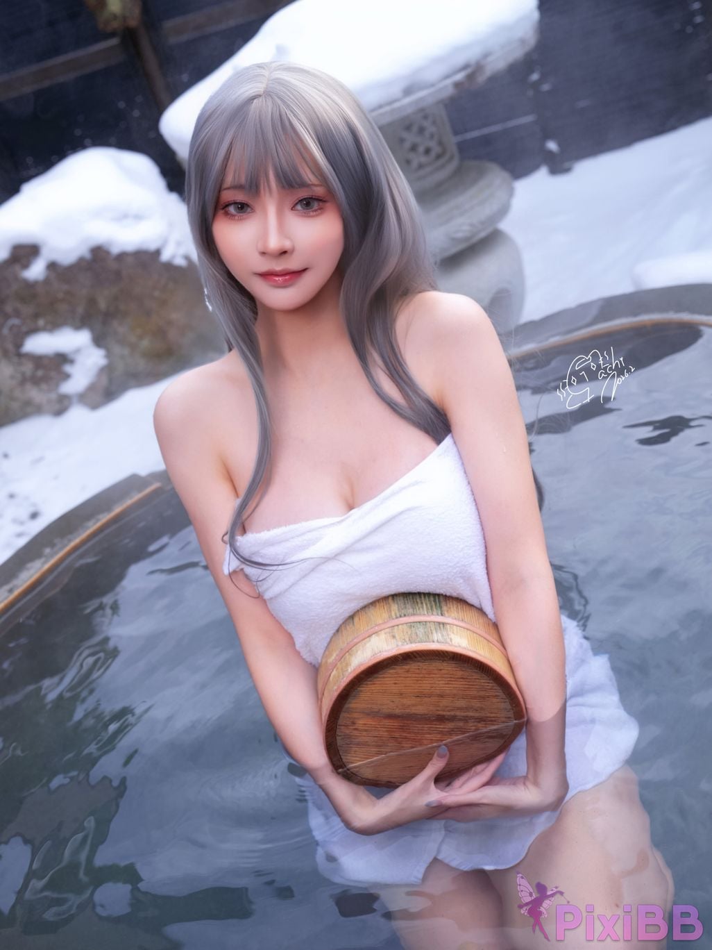 Cosplayer Machi Ma Ji Onsen Full Version Hot spring travel full version PixiBB.COM 056