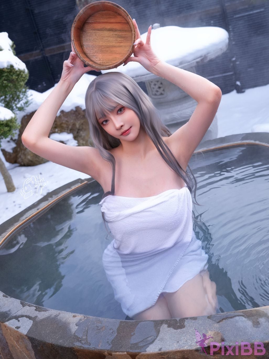 Cosplayer Machi Ma Ji Onsen Full Version Hot spring travel full version PixiBB.COM 057