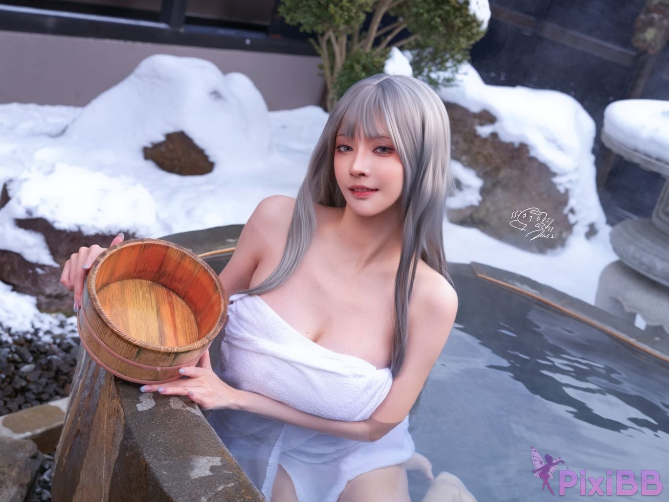 Cosplayer Machi Ma Ji Onsen Full Version Hot spring travel full version PixiBB.COM 058