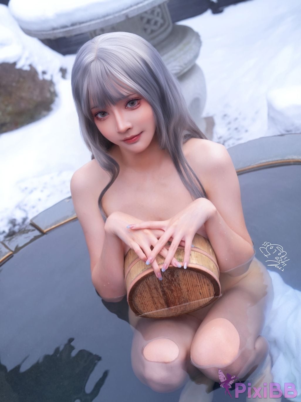 Cosplayer Machi Ma Ji Onsen Full Version Hot spring travel full version PixiBB.COM 081