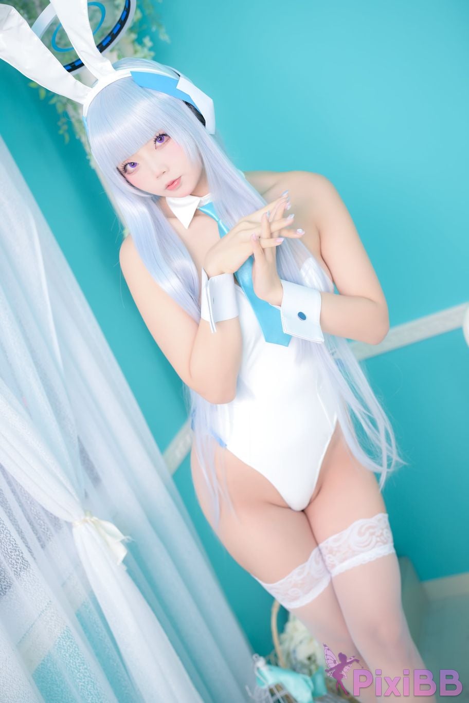 Cosplayer chuchu Tsunderes hot spring trip PixiBB.COM 001