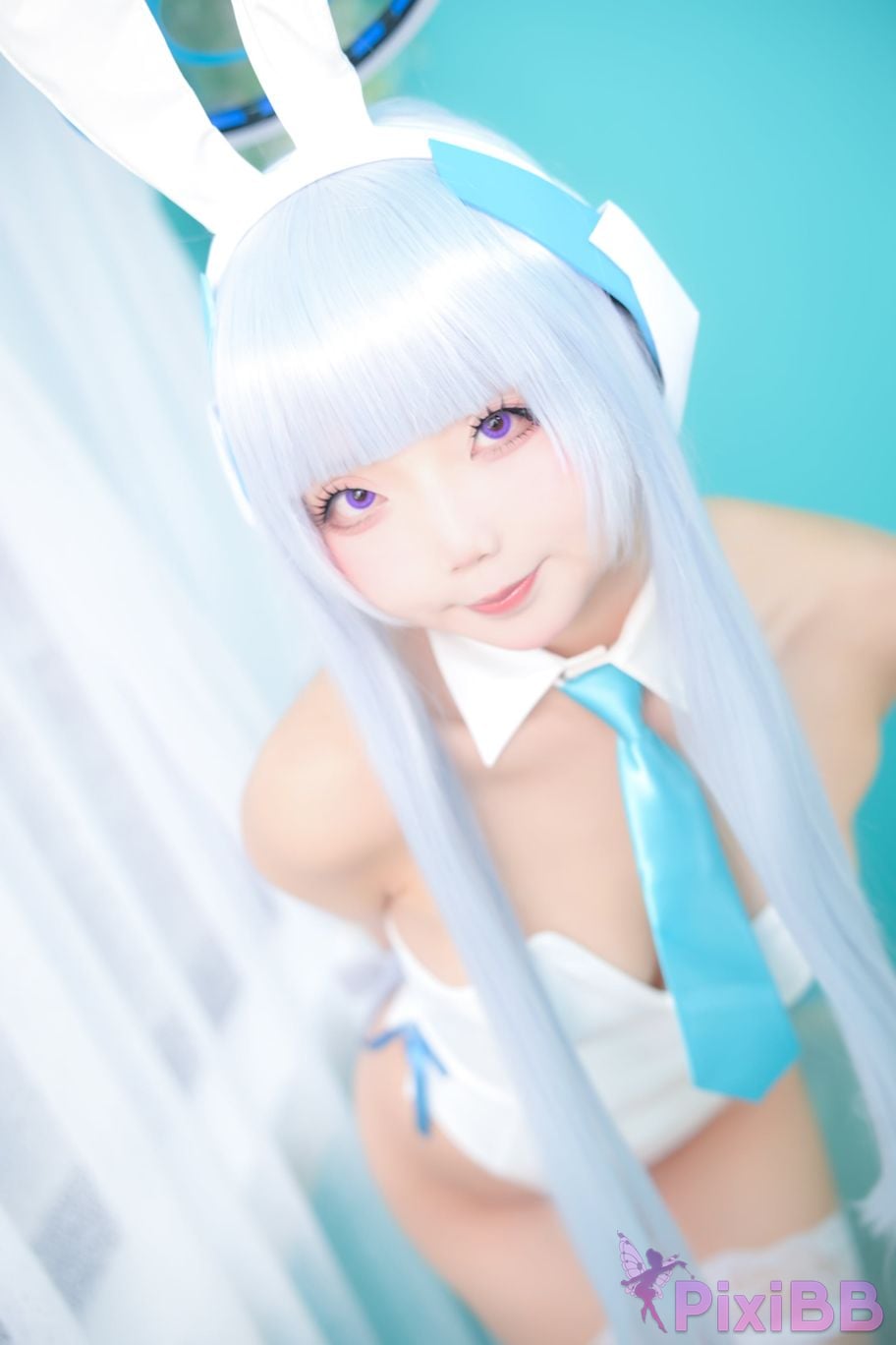 Cosplayer chuchu Tsunderes hot spring trip PixiBB.COM 006