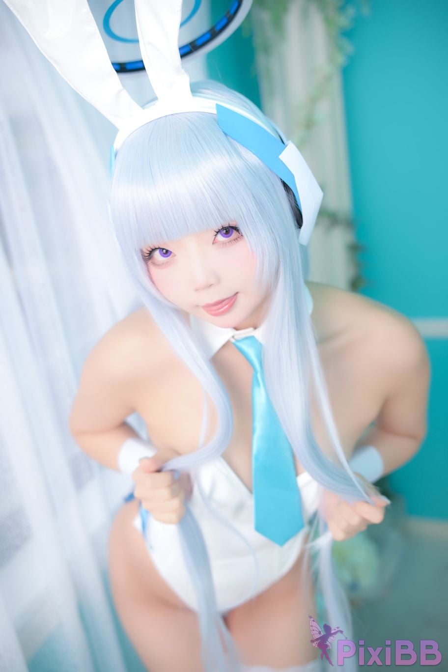 Cosplayer chuchu Tsunderes hot spring trip PixiBB.COM 007