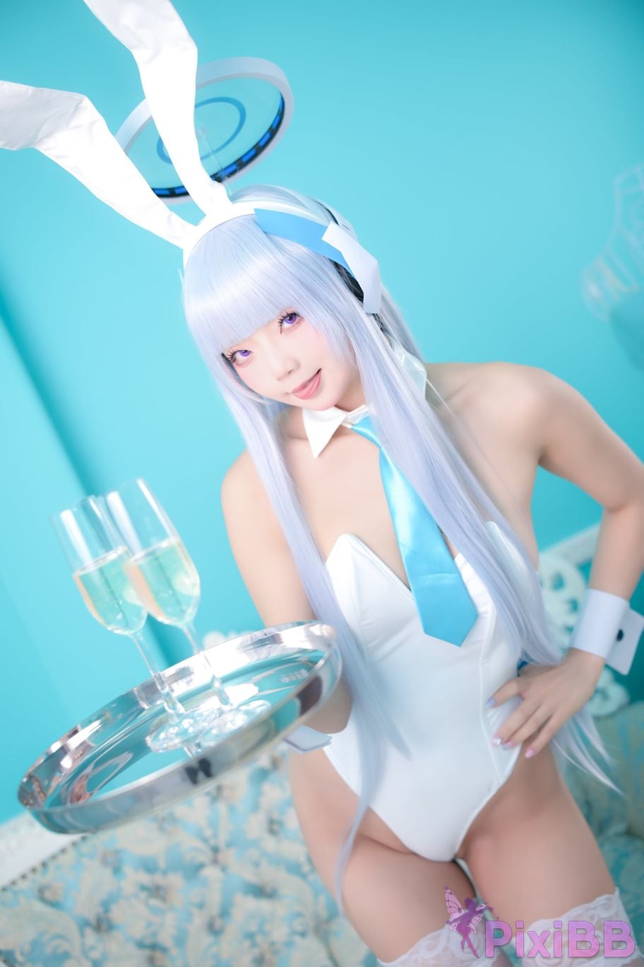 Cosplayer chuchu Tsunderes hot spring trip PixiBB.COM 008