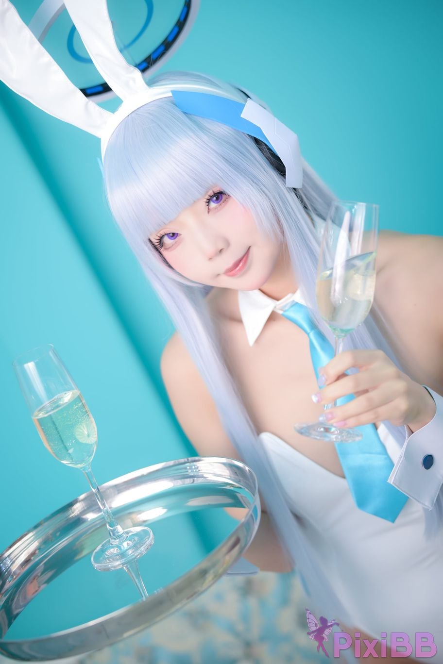 Cosplayer chuchu Tsunderes hot spring trip PixiBB.COM 011