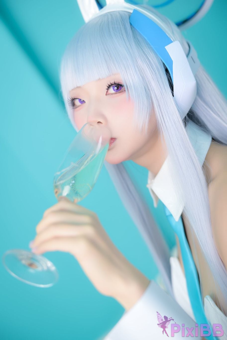 Cosplayer chuchu Tsunderes hot spring trip PixiBB.COM 012