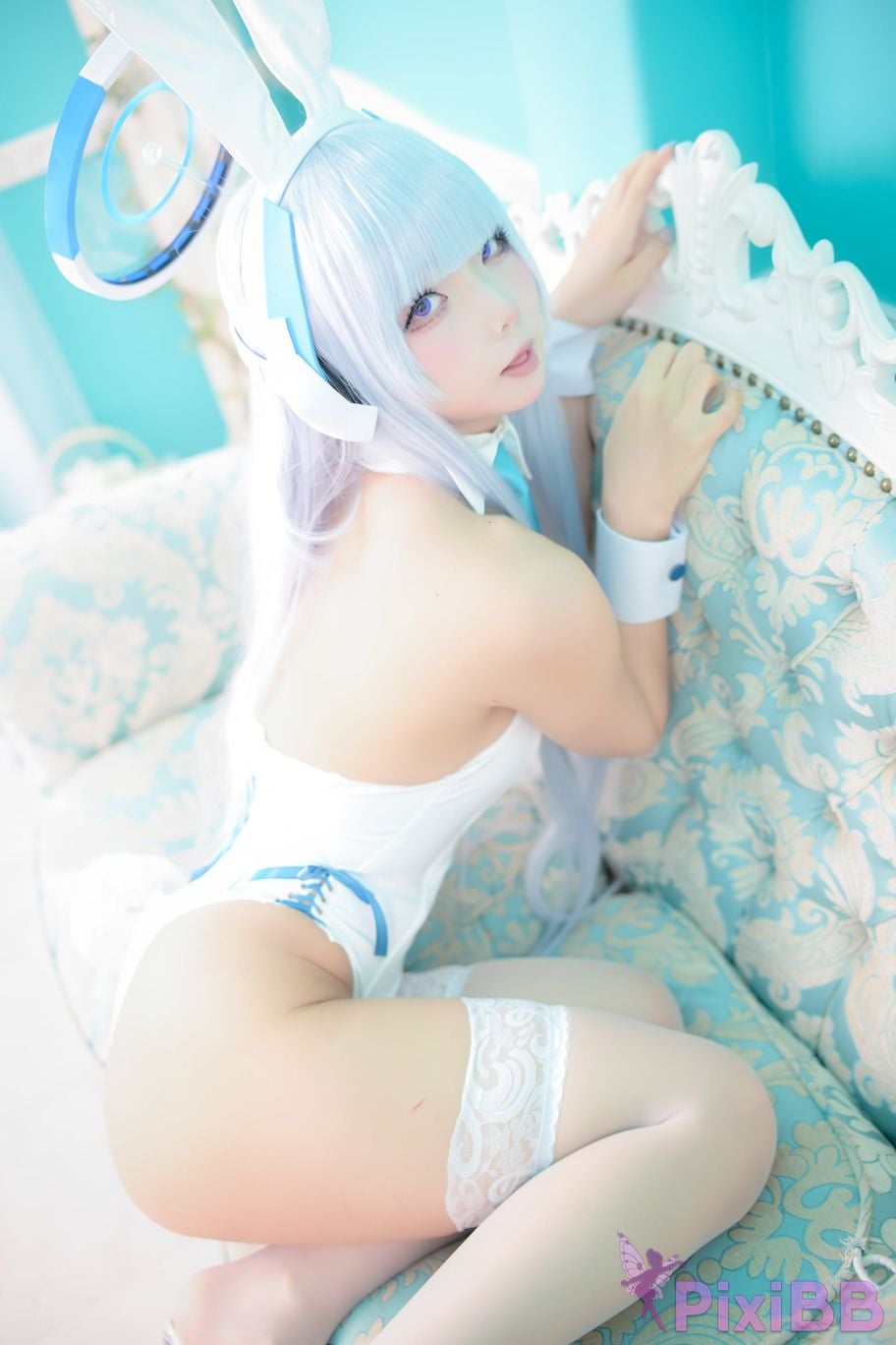 Cosplayer chuchu Tsunderes hot spring trip PixiBB.COM 021