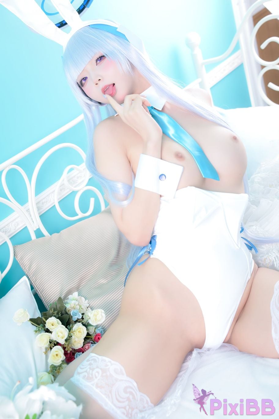 Cosplayer chuchu Tsunderes hot spring trip PixiBB.COM 074