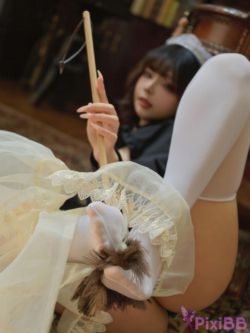 Cosplayer yuuhui Yuhui domestic maid PixiBB.COM 087