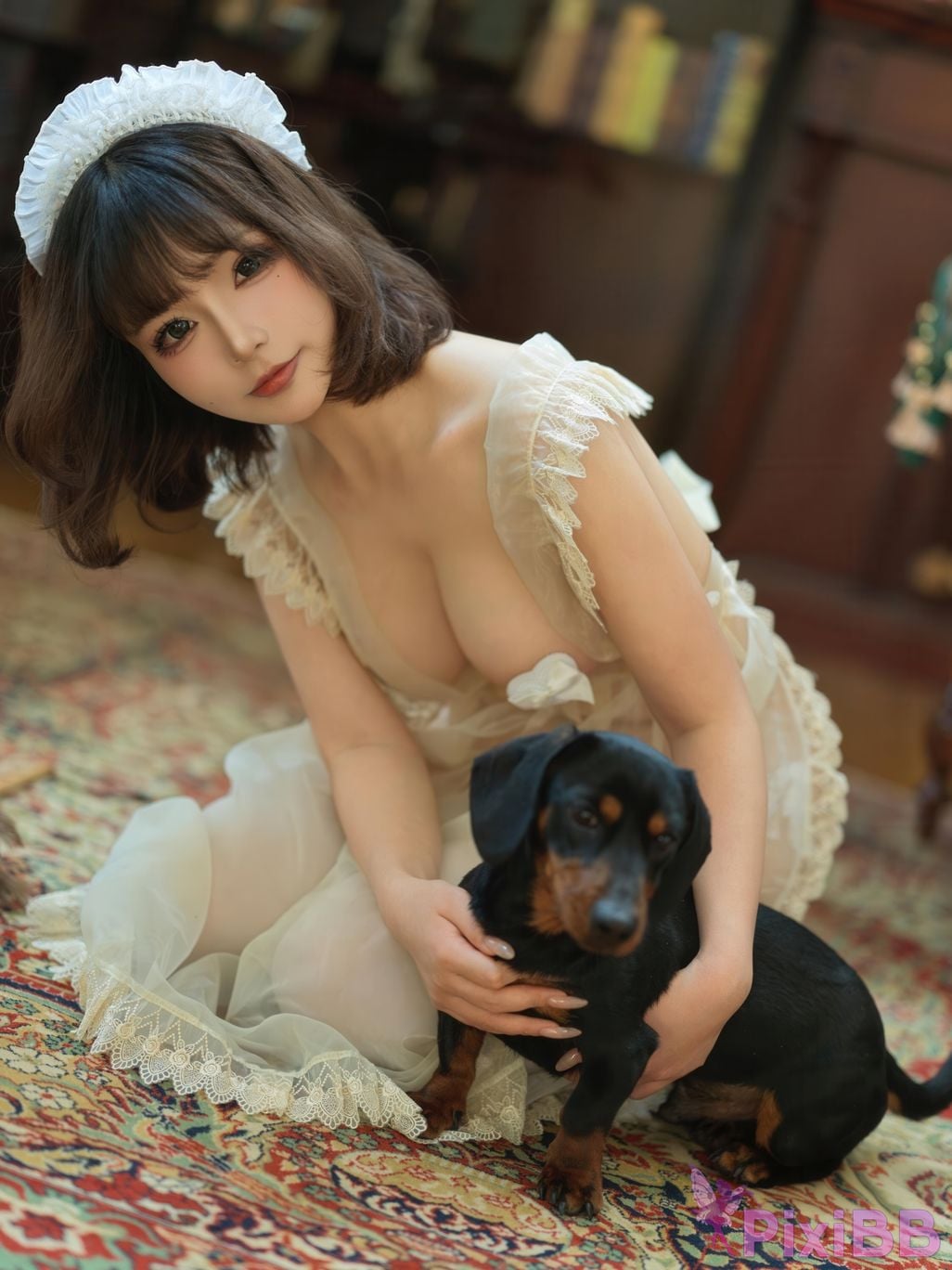 Cosplayer yuuhui Yuhui domestic maid PixiBB.COM 144