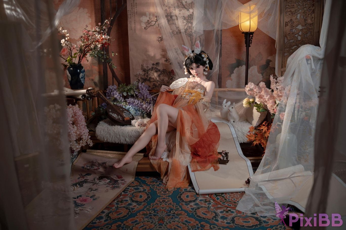 Cosplayer Bangni Bonnie Mid Autumn Festival Jade Rabbit PixiBB.COM 001