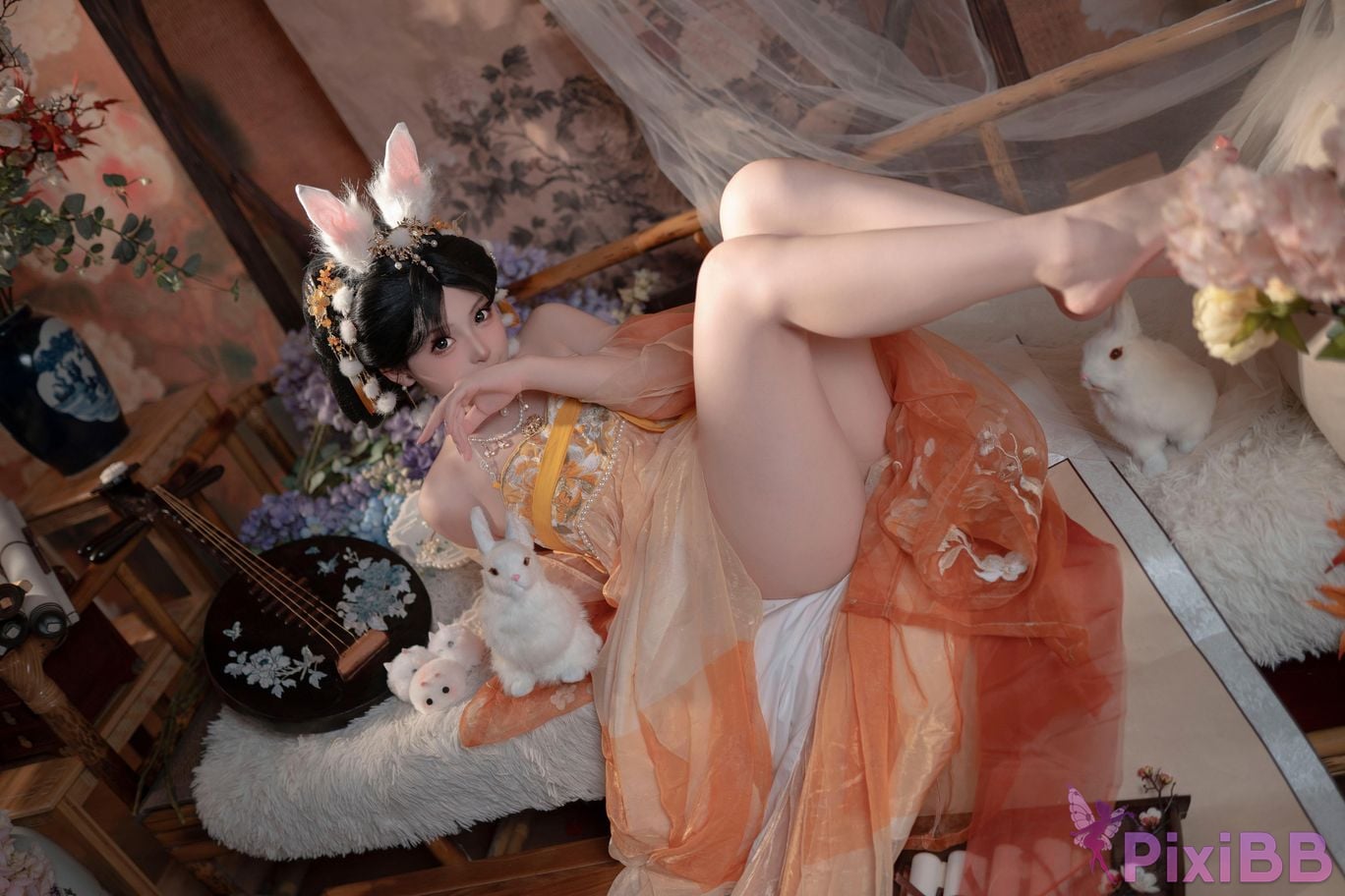 Cosplayer Bangni Bonnie Mid Autumn Festival Jade Rabbit PixiBB.COM 002