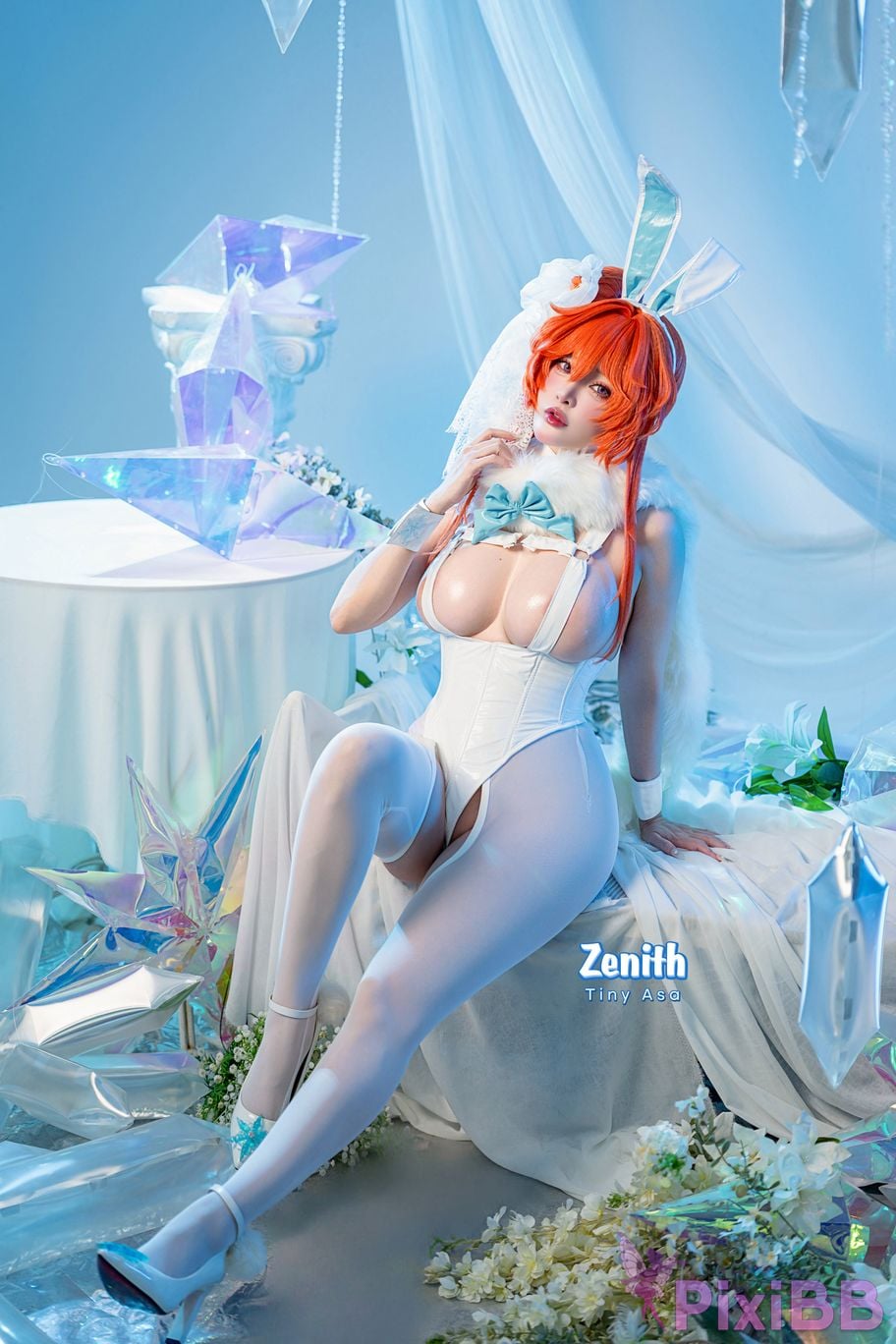 Cosplayer Tiny Asa Zenith brown dust 2 Johnny PixiBB.COM 007