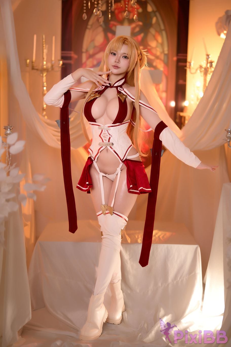 Cosplayer ZinieQ Asuna PixiBB.COM 003