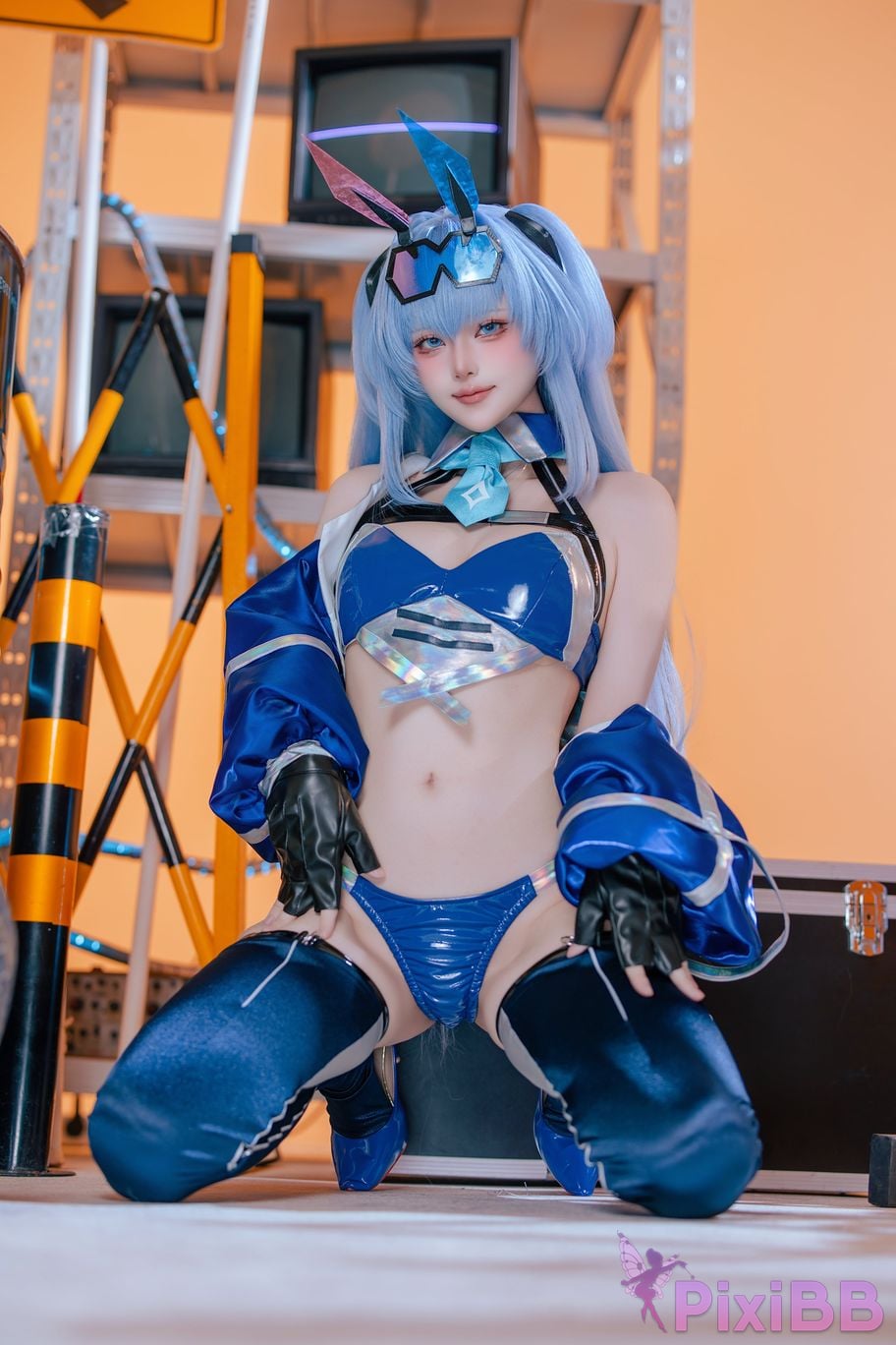 Cosplayer Island fish azur lane garden racing suit PixiBB.COM 051