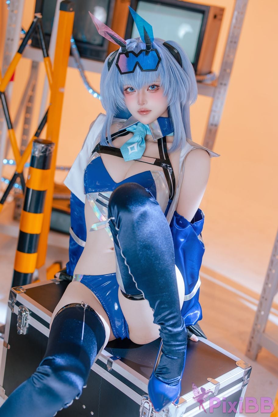 Cosplayer Island fish azur lane garden racing suit PixiBB.COM 056