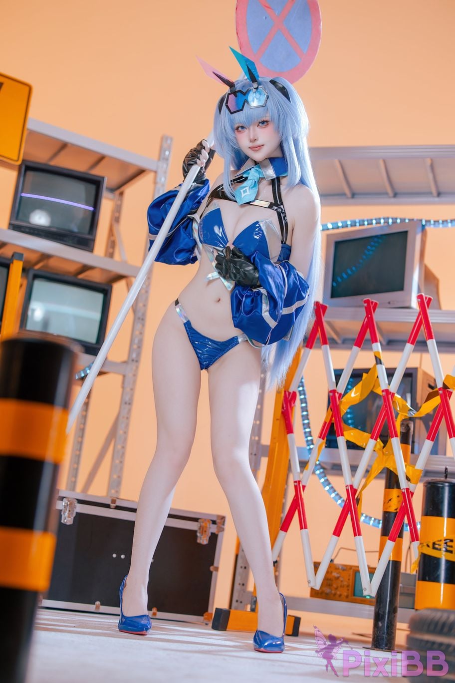 Cosplayer Island fish azur lane garden racing suit PixiBB.COM 065