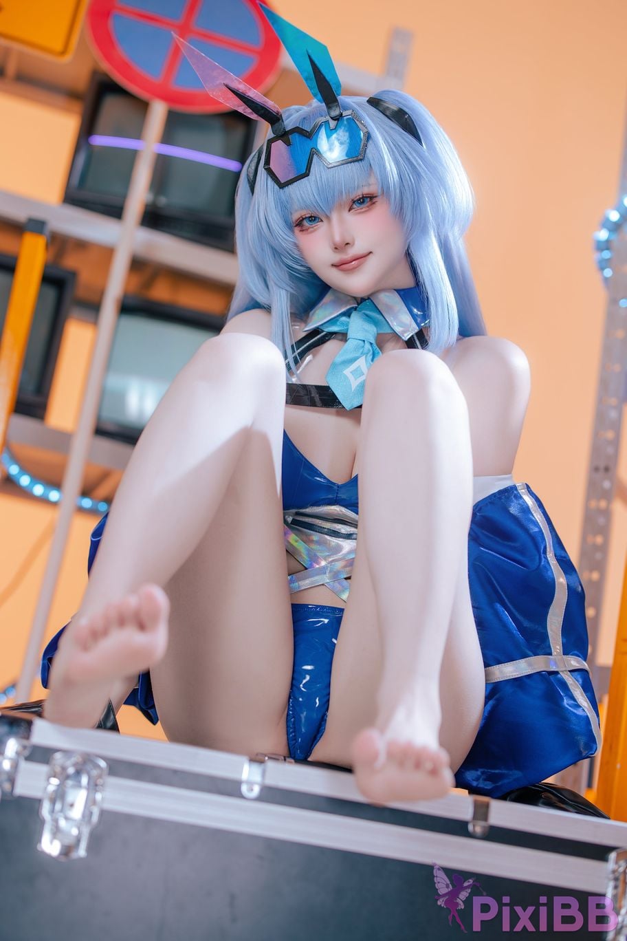 Cosplayer Island fish azur lane garden racing suit PixiBB.COM 072