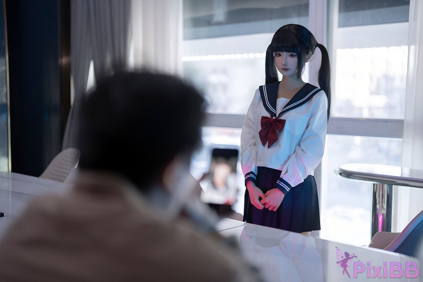 Cosplay chunmomo part time job of a schoolgirl PixiBB.COM 001