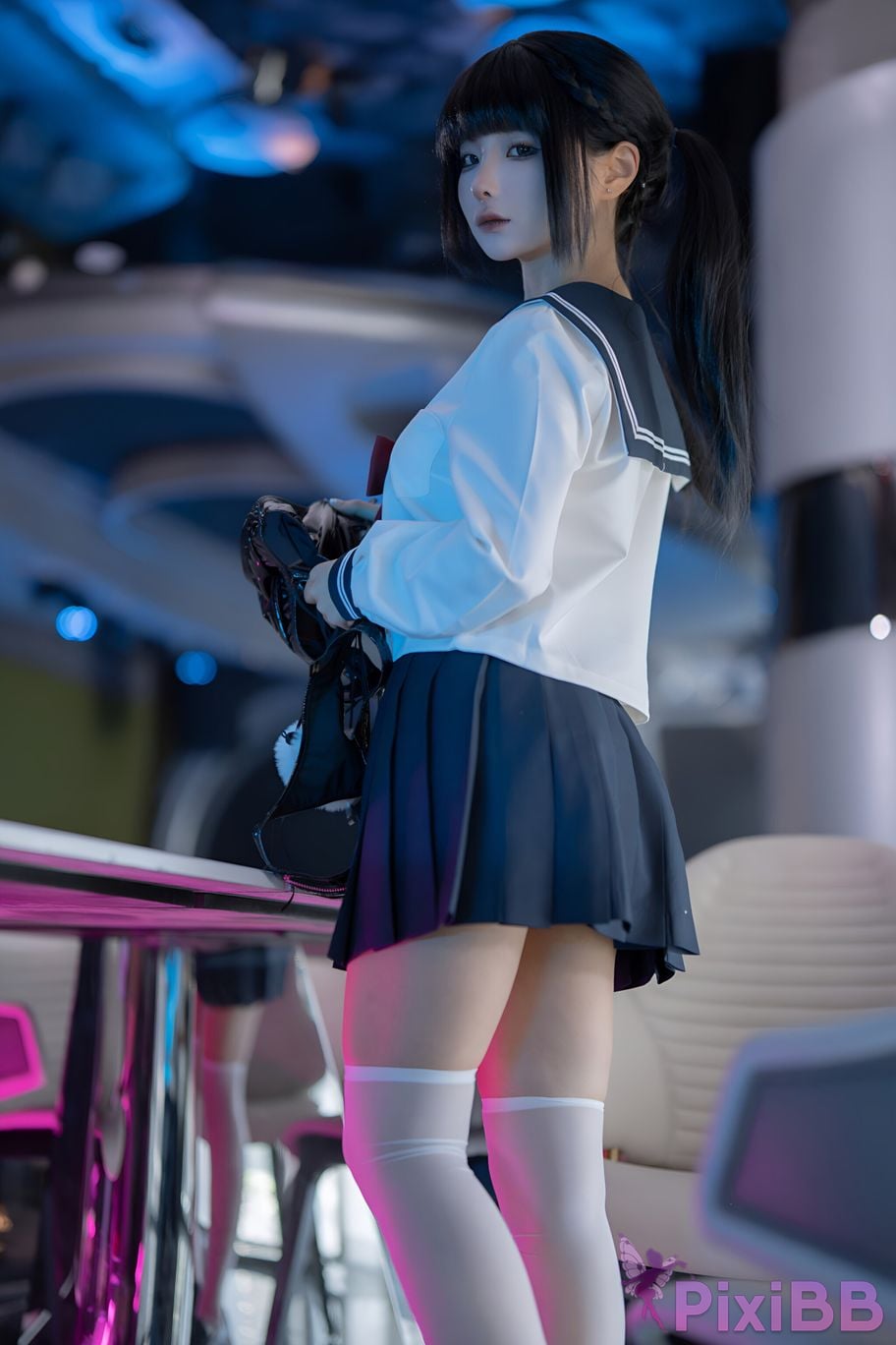 Cosplay chunmomo part time job of a schoolgirl PixiBB.COM 023