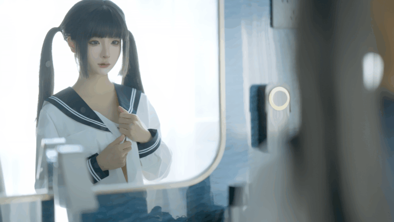 Cosplay chunmomo part time job of a schoolgirl PixiBB.COM 045