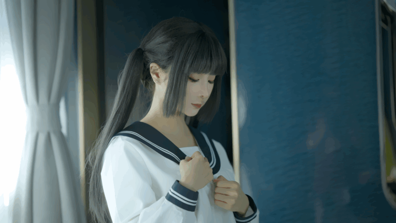 Cosplay chunmomo part time job of a schoolgirl PixiBB.COM 047