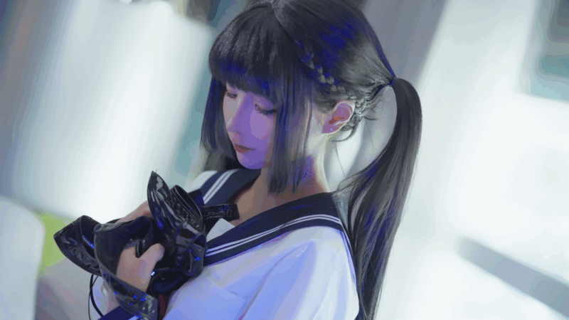 Cosplay chunmomo part time job of a schoolgirl PixiBB.COM 049