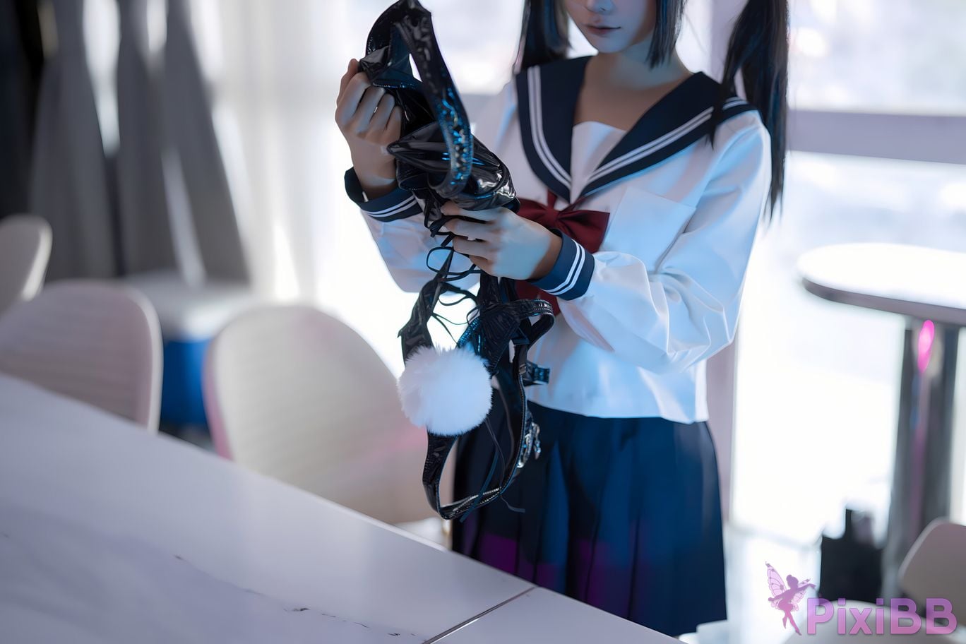 Cosplay chunmomo part time job of a schoolgirl PixiBB.COM 112