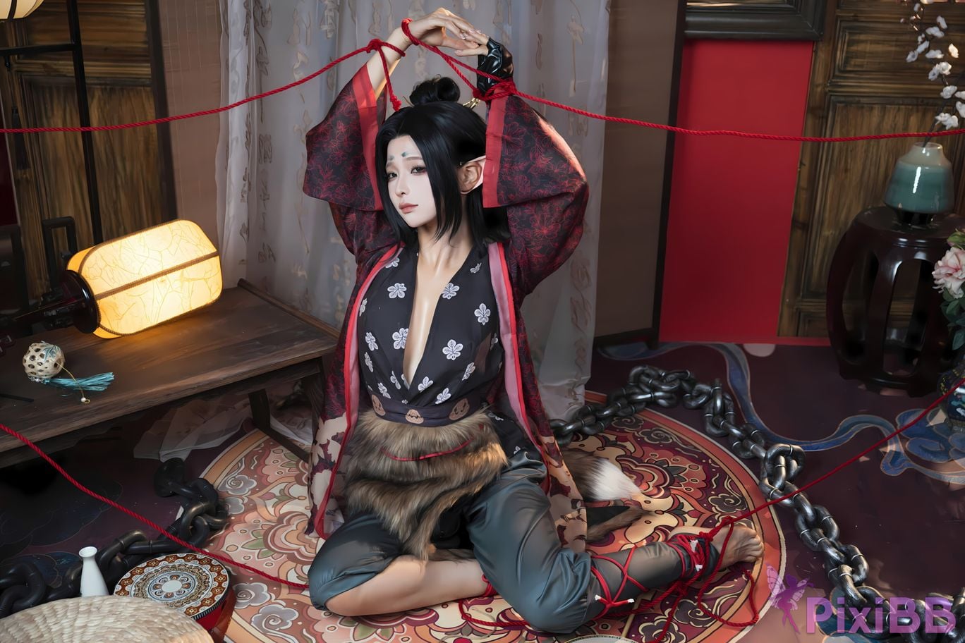 Cosplay chunmomo Black Myth Pingping PixiBB.COM 001