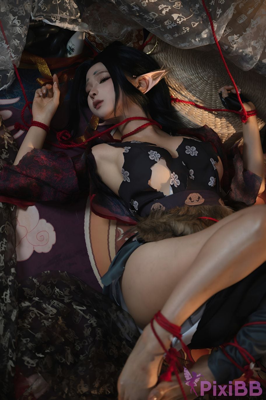 Cosplay chunmomo Black Myth Pingping PixiBB.COM 003