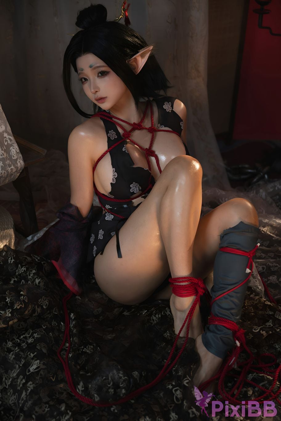 Cosplay chunmomo Black Myth Pingping PixiBB.COM 036