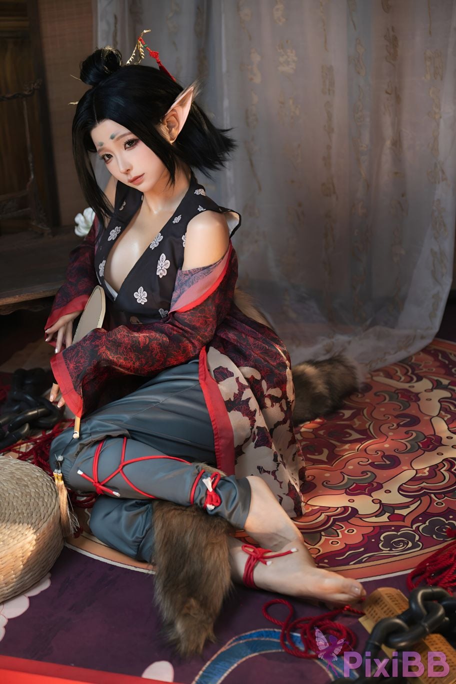 Cosplay chunmomo Black Myth Pingping PixiBB.COM 053