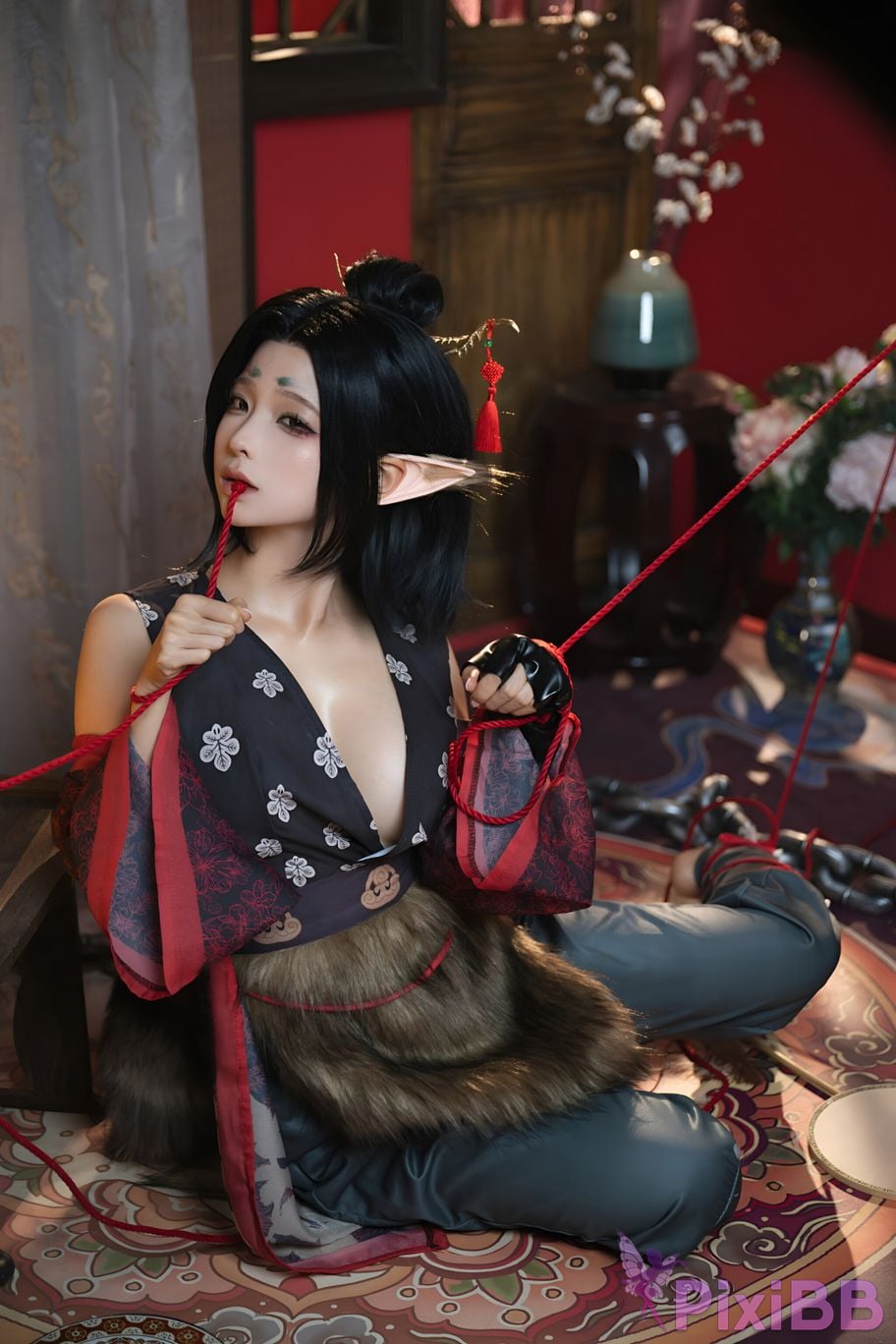 Cosplay chunmomo Black Myth Pingping PixiBB.COM 057