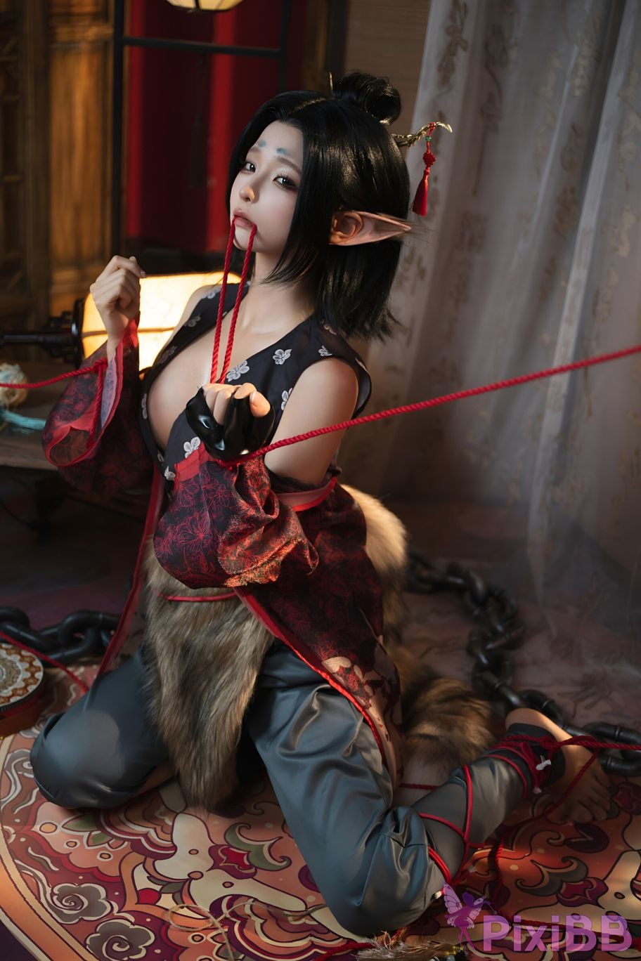 Cosplay chunmomo Black Myth Pingping PixiBB.COM 061